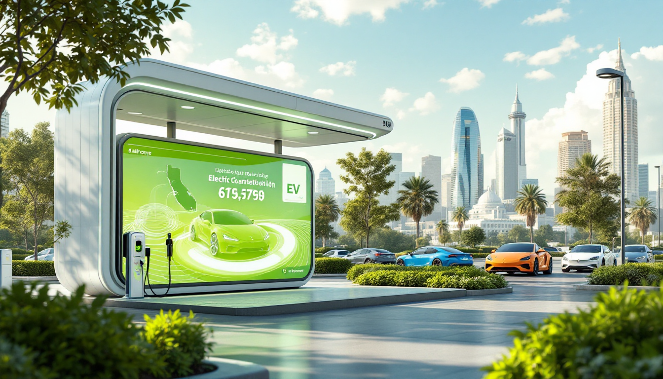 캘리포니아 전기차 보조금 정책으로 인한 전기차 충전소와 도시 풍경