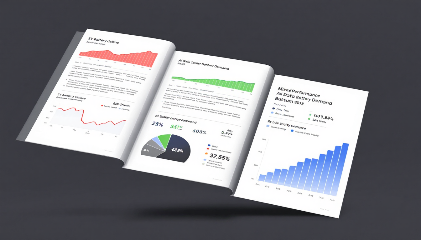 2025년 3분기 삼성SDI 실적 중 EV 부진과 ESS 성장 요약 이미지