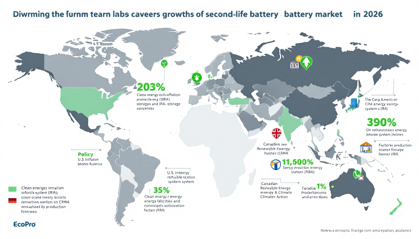 2026년 2차전지 시장 전망과 북미·유럽 현지화 정책, 에코프로 글로벌 생산 확장 이미지
